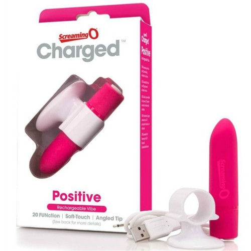 Positive Rechargeable Massager Pink