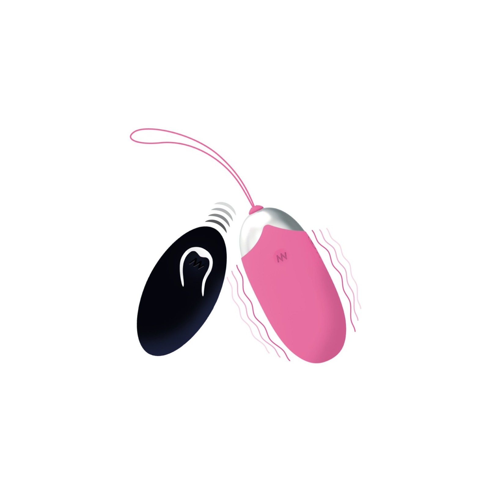 Intense Flippy II Rechargeable Remote Egg Pink - Discreet Pleasure Anywhere