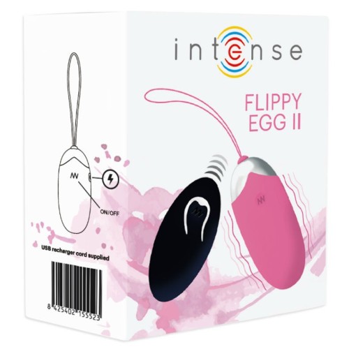 Intense - Flippy Ii Huevo Recargable Remoto Rosa - Placer Discreto en Cualquier Lugar