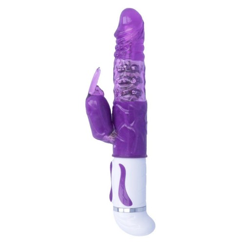 Intense Guppy Rotating Vibrator Purple