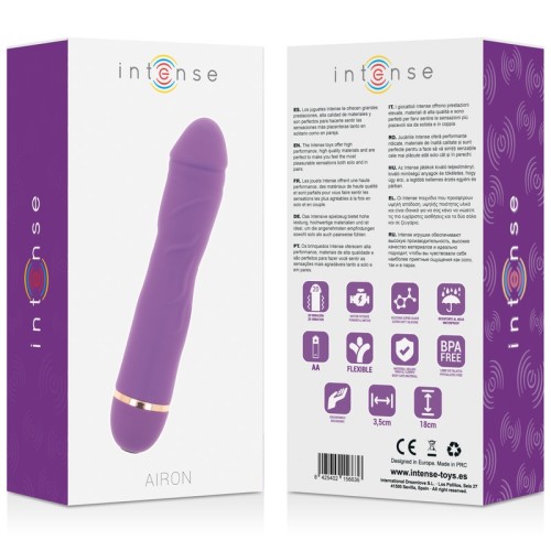 Intense Airon Vibrador de Silicona 20 Modos Lila