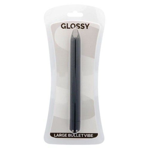 Glossy Slim Black Vibrator