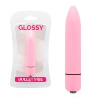 Buy Glossy Thin Pink Vibrator Online