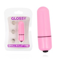 Glossy Bala Vibradora Rosa - Amigable Para Viajar