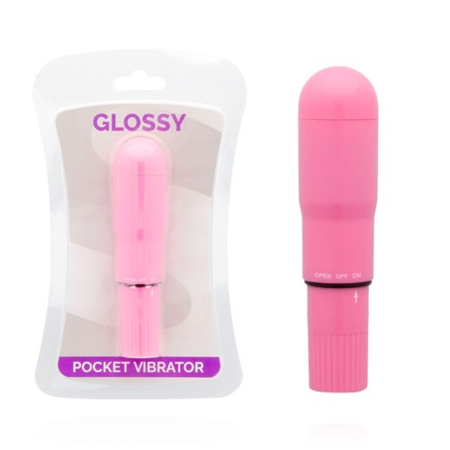 Glossy Intense Pink Pocket Vibrator