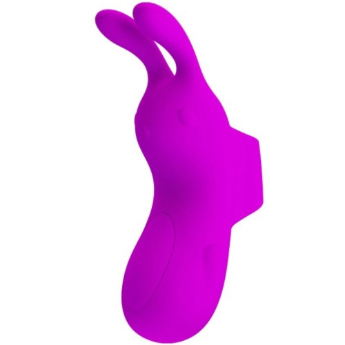 Pretty Love Rechargeable Finger Vibrator with Rabbit