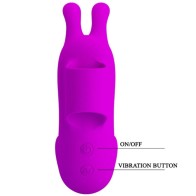 Pretty Love Rechargeable Finger Vibrator with Rabbit