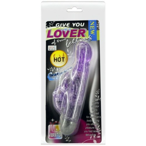 Baile Vibrador Con Rabbit Lila 10 Modos