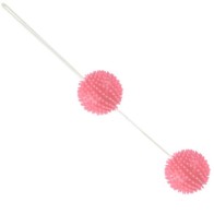 Textured Pink Pleasure Balls for Pelvic Fitness