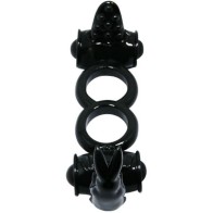 Baile Double Ring Vibrator with Rabbit