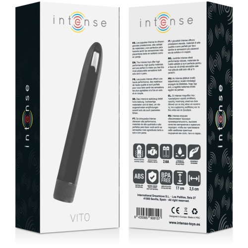 Intense Vito Black Vibrator - Powerful and Elegant