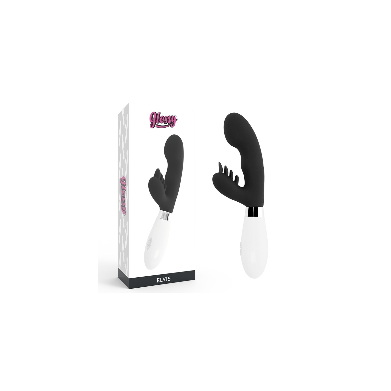 Elvis Rabbit Black Silicone Massager