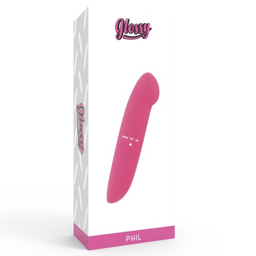 Phil Vibrador Rosa Tamaño Viaje Estimulador Punto G