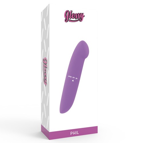 Vibrador Lila Phil Tamaño Viaje