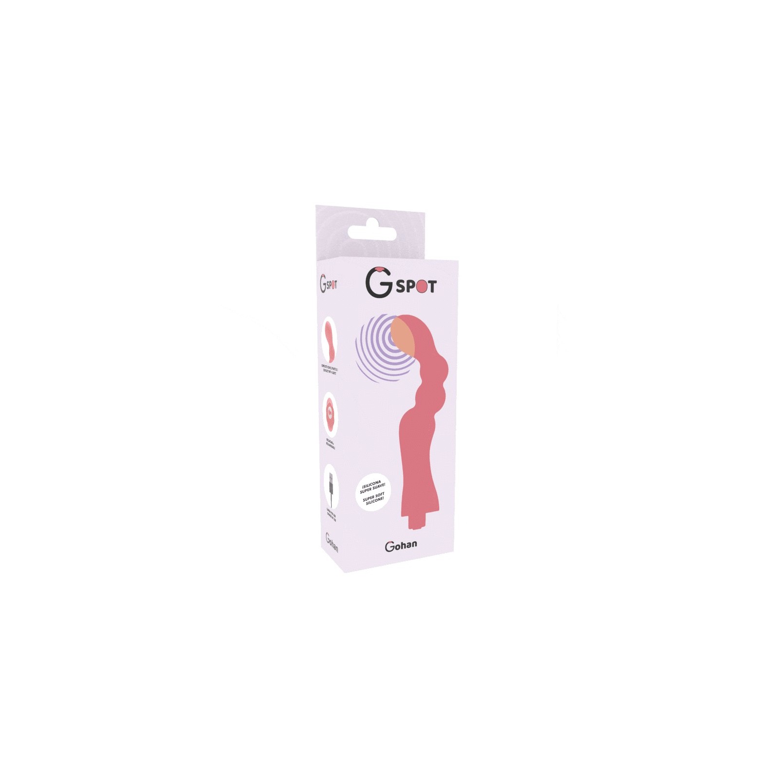 Gohan G-Spot Vibrator Light Red