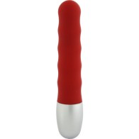 Vibrador Discreto Rojo para Placer en Viajes