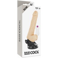 Vibrador Realístico Con Control Remoto y Testículos - 19.5 cm