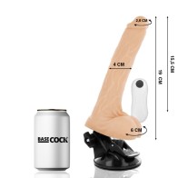 Vibrating Realistic Cock with Remote Control 19 Cm