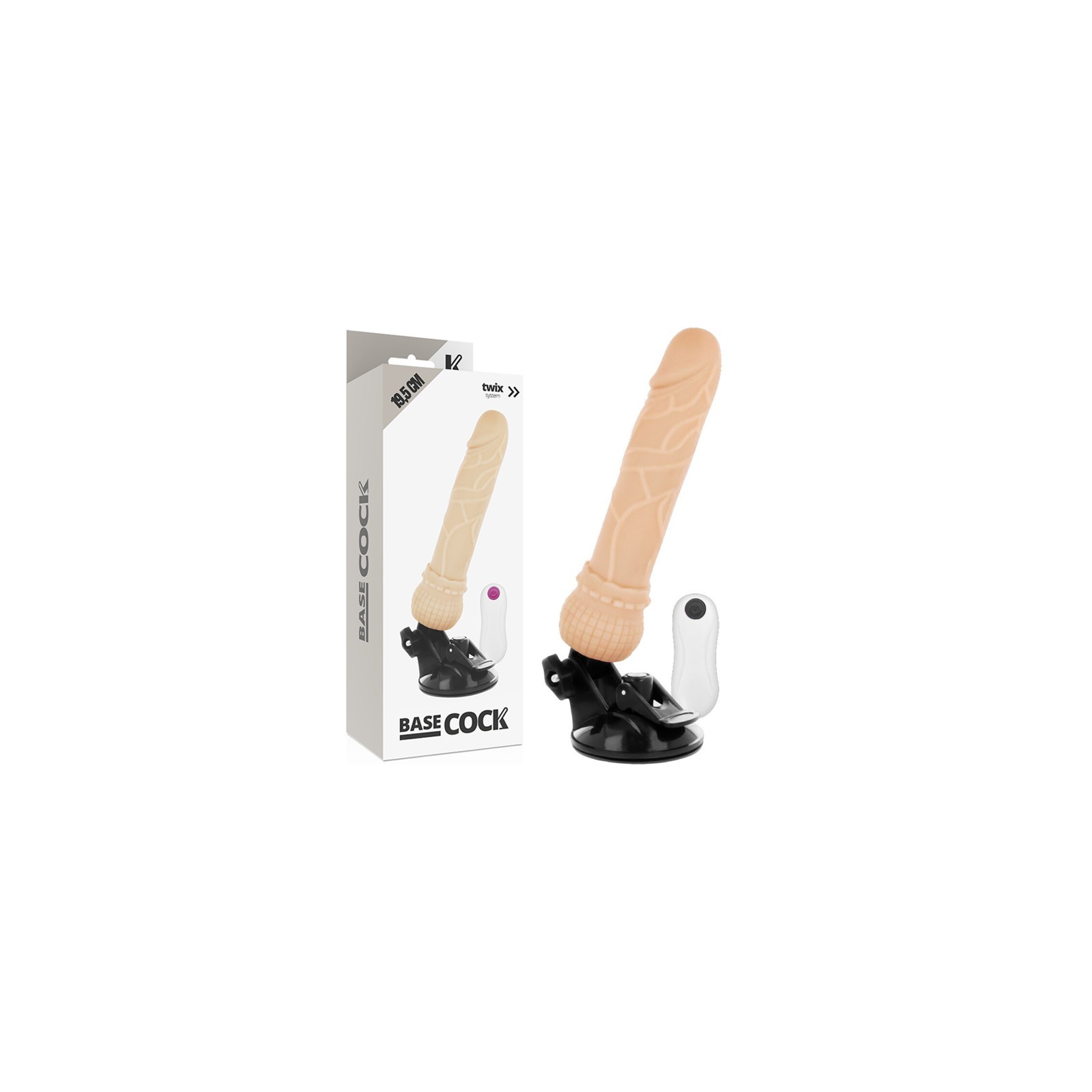 Vibrador Realístico Control Remoto Natural 19.5 Cm