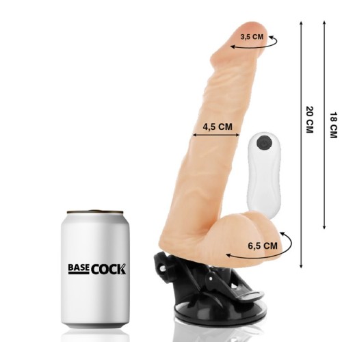 Vibrador Articulable Control Remoto Natural 20 Cm -o- 4.5 Cm - Compra Online