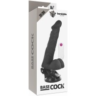 Articulable Remote Control Vibrator Black 20 cm -o- 4.5 cm