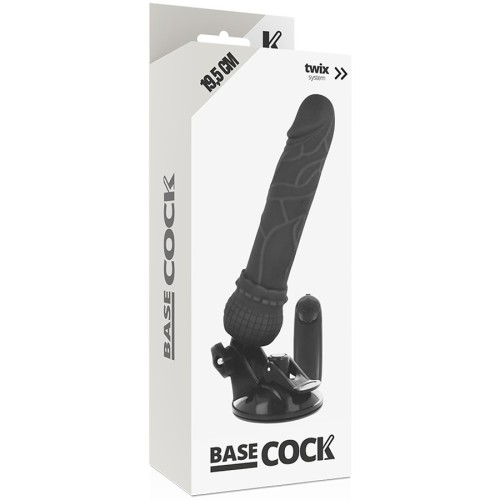 Realistic Vibrator Remote Control Black 19.5 cm