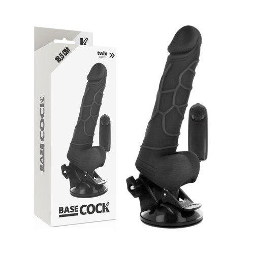 Vibrador Realistico Control Remoto Negro