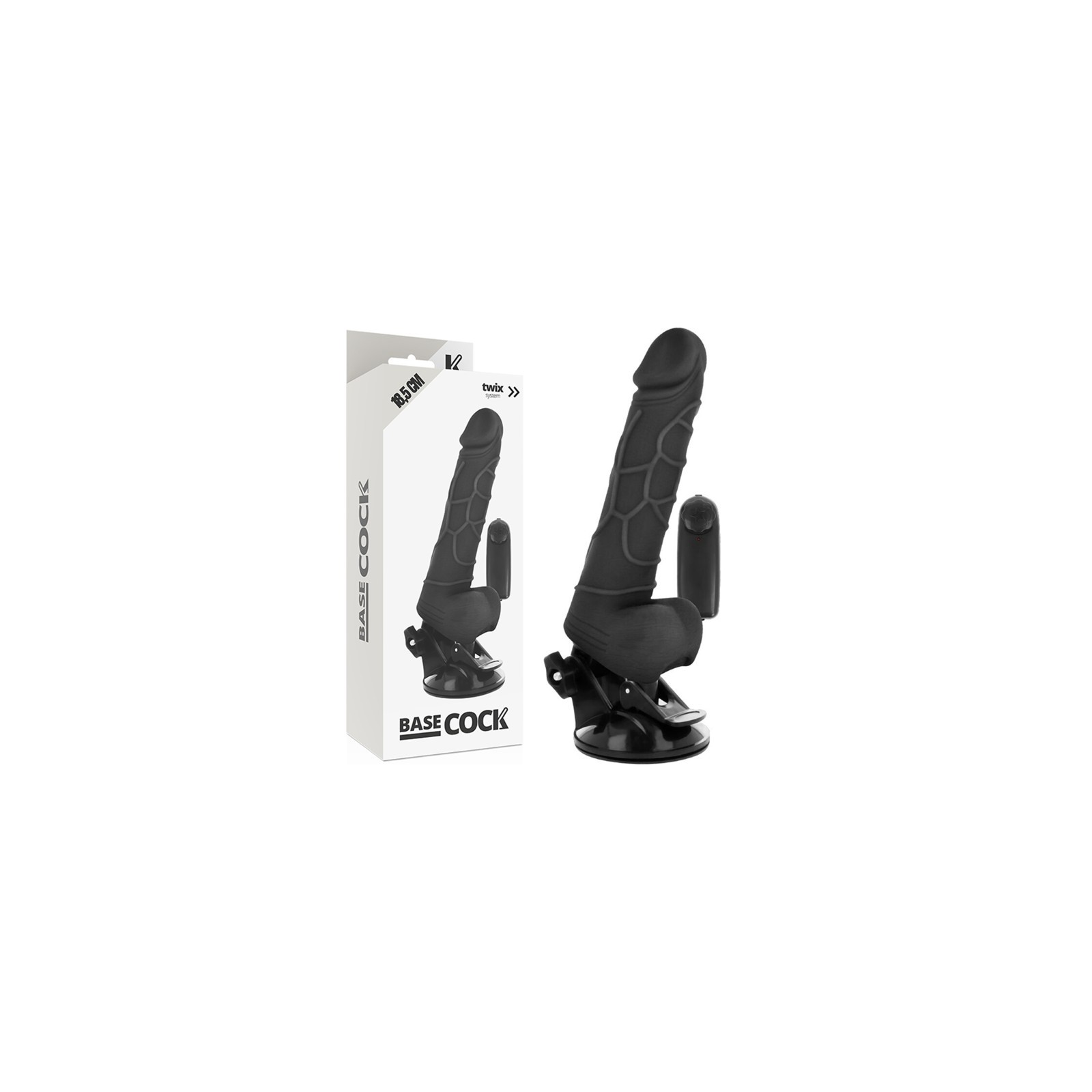 Realistic Remote Control Vibrator Black