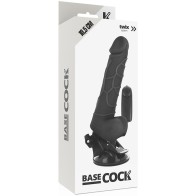 Realistic Remote Control Vibrator Black