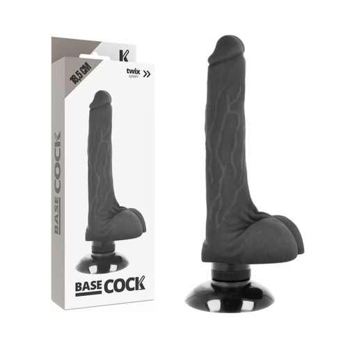 Vibrador Realístico 2-en-1 Negro - Placer Máximo