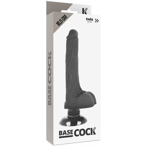 Vibrador Realístico 2-en-1 Negro - Placer Máximo