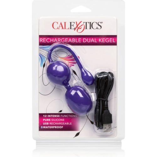 Rechargeable Kegel Balls Purple - Intimate Health