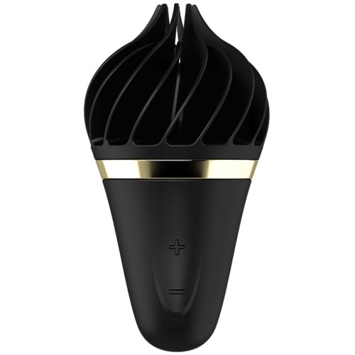 Satisfyer Sweet Treat Spinnator Negro - Delicia Clitoriana