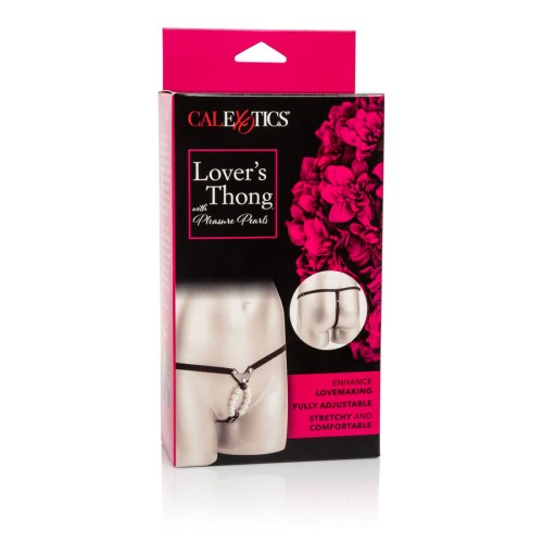 Lovers Thong with Pleasure Pearls