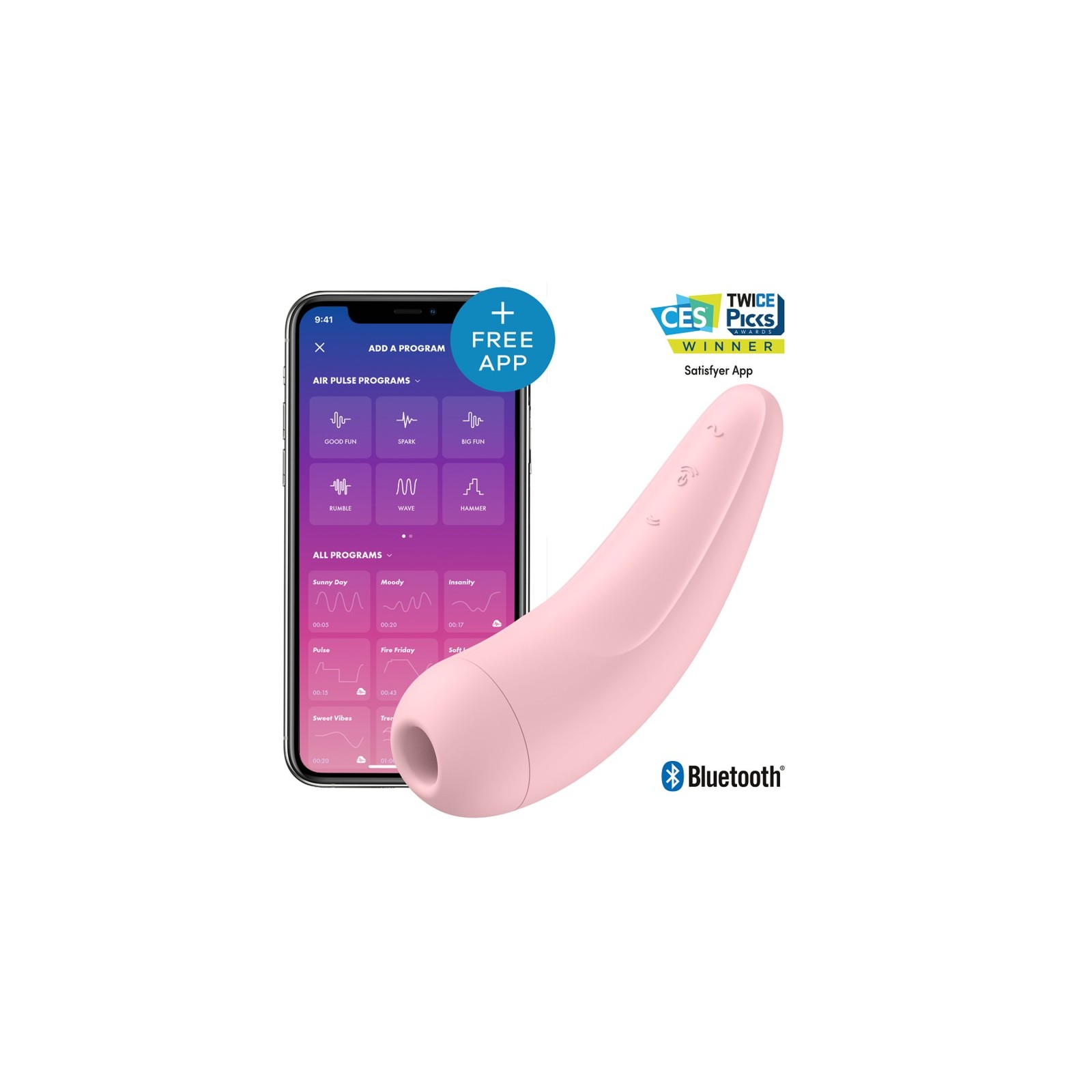 Satisfyer Curvy 2+ Pink