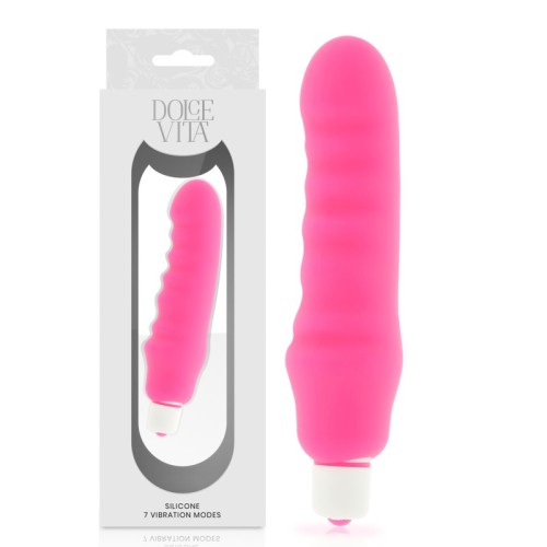 Genius Pink Silicone Vibrator