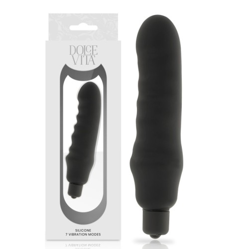 Vibrador Silicona Genius con 7 Modos de Vibración