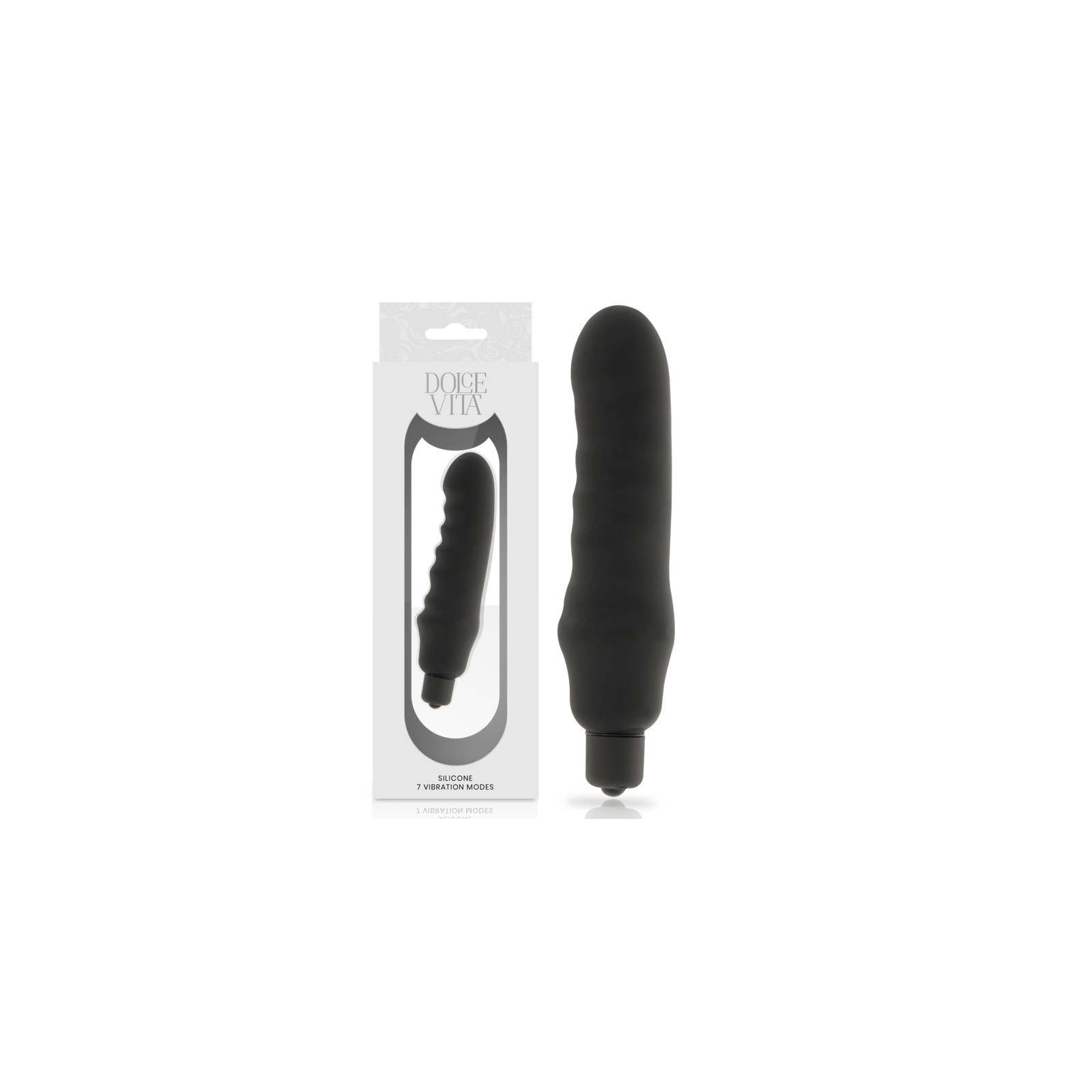 Vibrador Silicona Genius con 7 Modos de Vibración