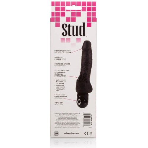 Power Stud Cliterrific Vibrador Negro - Placer Celestial