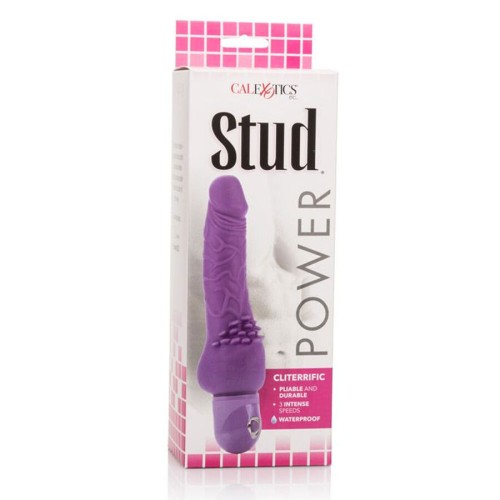 Power Stud Cliterrific Vibrador Lila - Placer Máximo