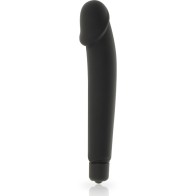 Realistic Silicone Vibrator in Black