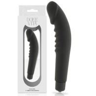 Realistic Pleasure Vibrador Silicona Negro