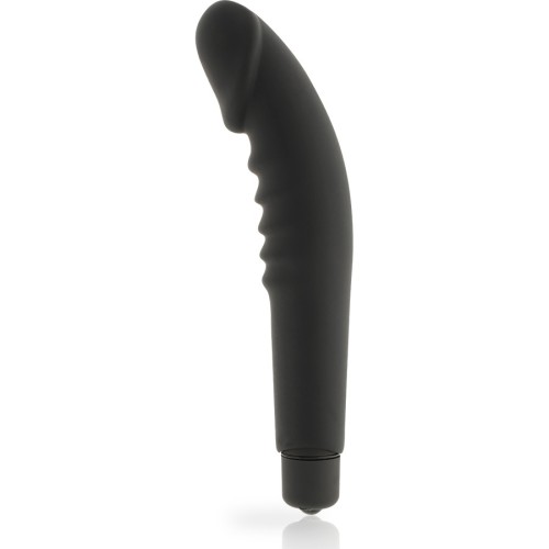 Realistic Pleasure Vibrador Silicona Negro