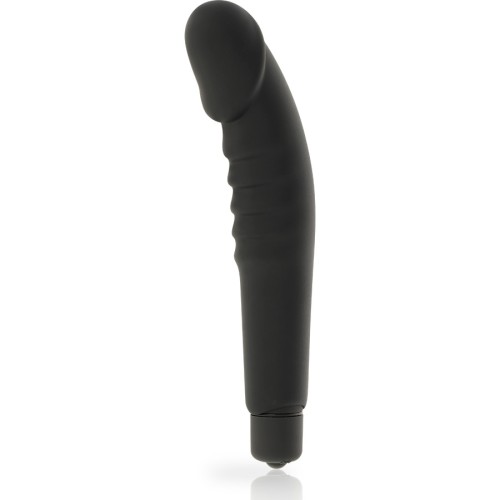 Realistic Pleasure Vibrador Silicona Negro