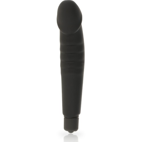 Realistic Pleasure Vibrador Silicona Negro