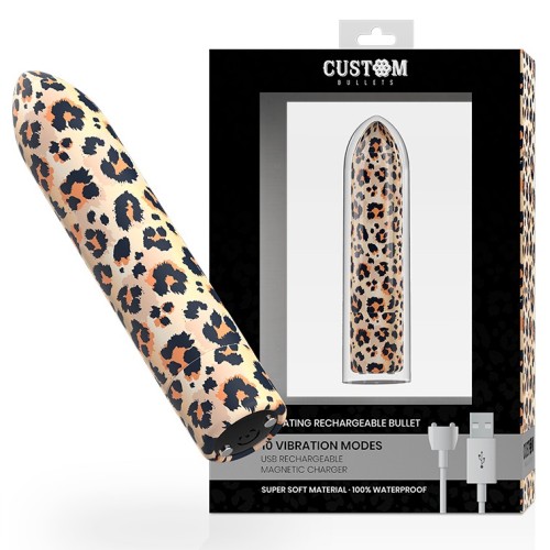 Leopard Rechargeable Bullet - Ultimate Pleasure Anywhere