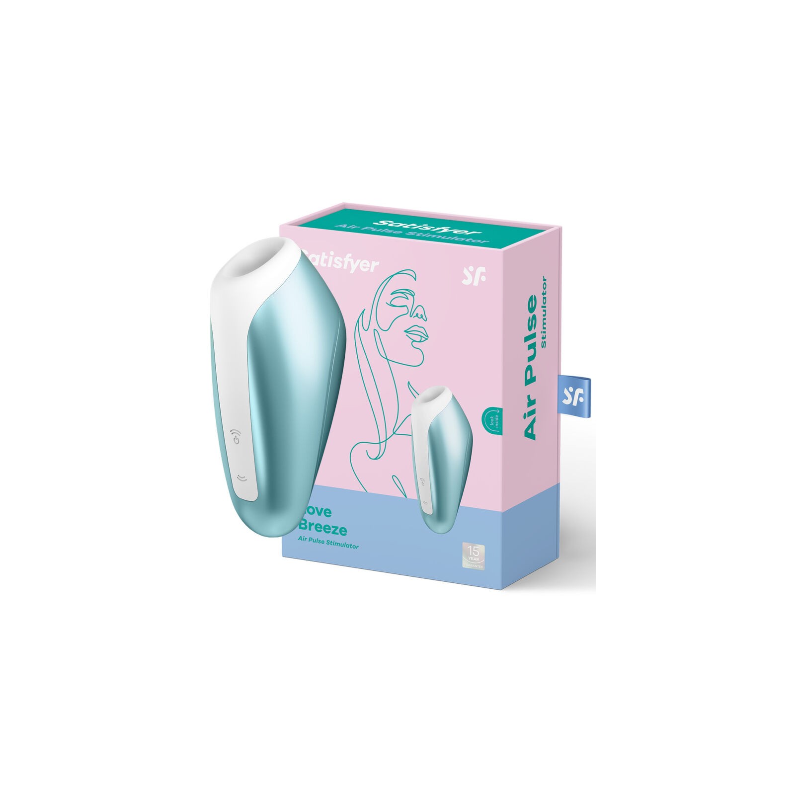 Satisfyer Love Breeze Suction Stimulator Ice Blue