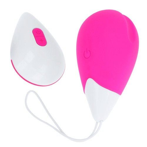 Ohmama Remote Control Vibrating Egg Pink and White - Ultimate Pleasure