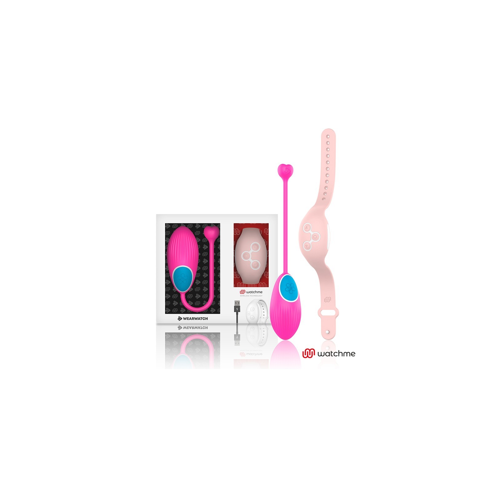 WearWatch Egg Remote Control Vibrator Pink