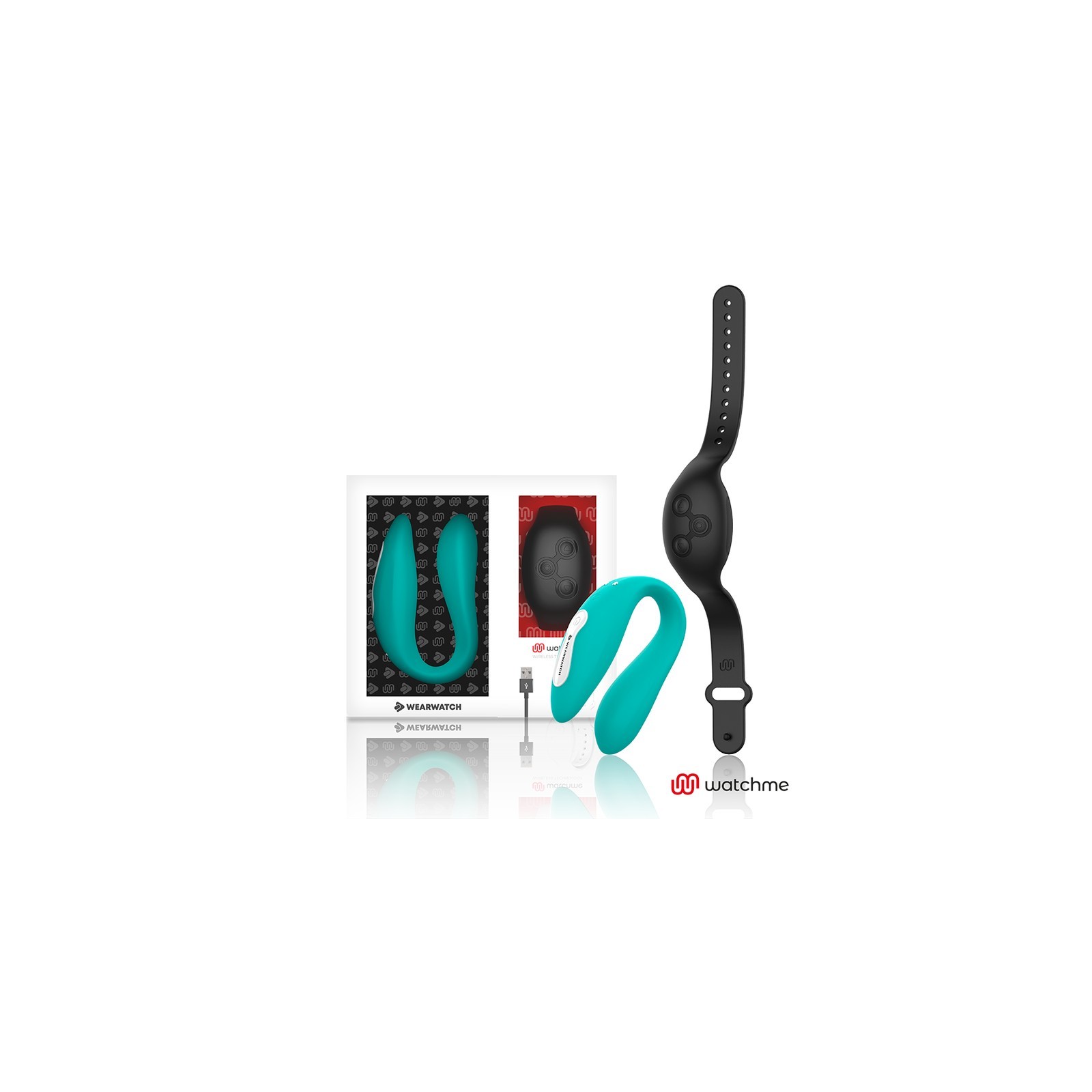 Wearwatch Watchme - Vibrador Tecnología Dual Aguamarina Azabache